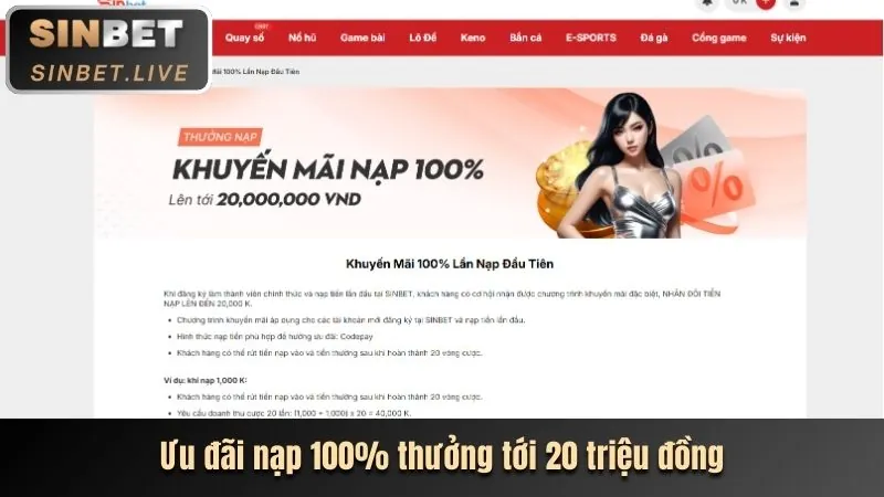 Tỷ lệ trả thưởng cao OK83863